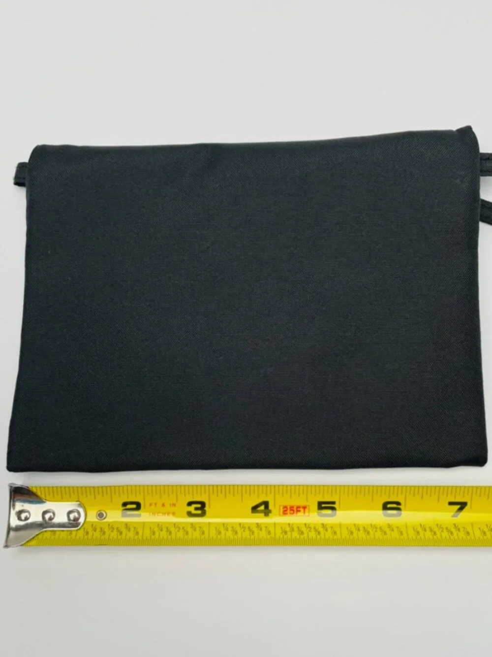 Hunter Original Black Nylon Zip Top Pouch / Travel Toiletry Cosmetic Bag
